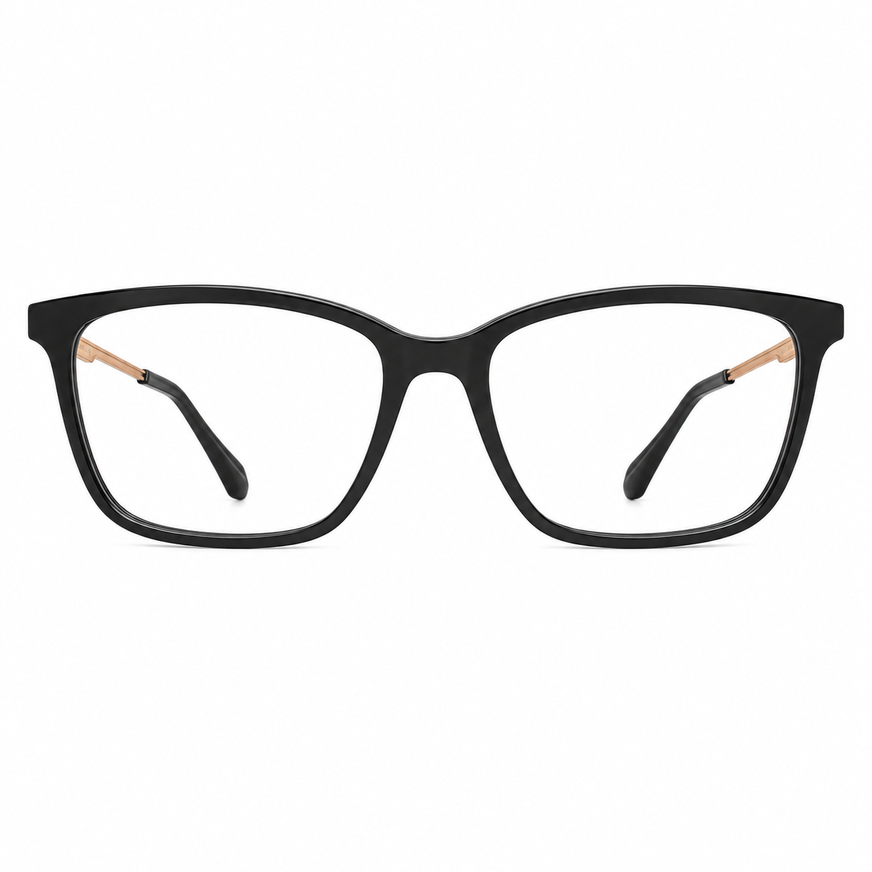 TS-11 C3 · vista frontal · Tonos negro y gris oscuro · Thalia Sodi Eyewear