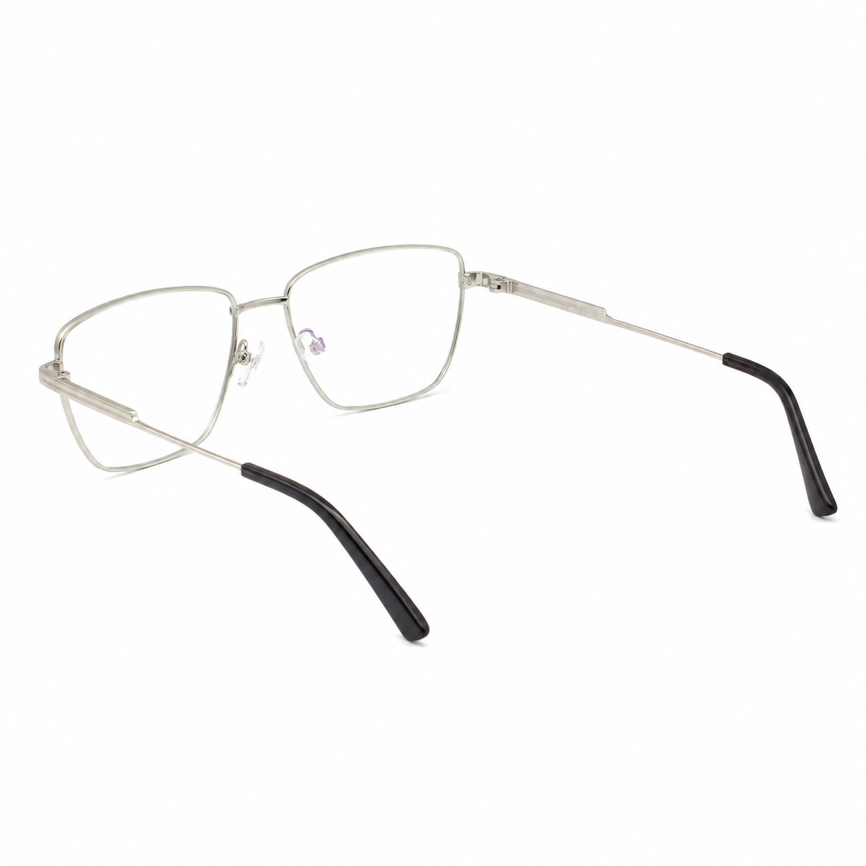 TS-12 C2 · vista diagonal izquierda · Tonos gris claro y negro · Thalia Sodi Eyewear
