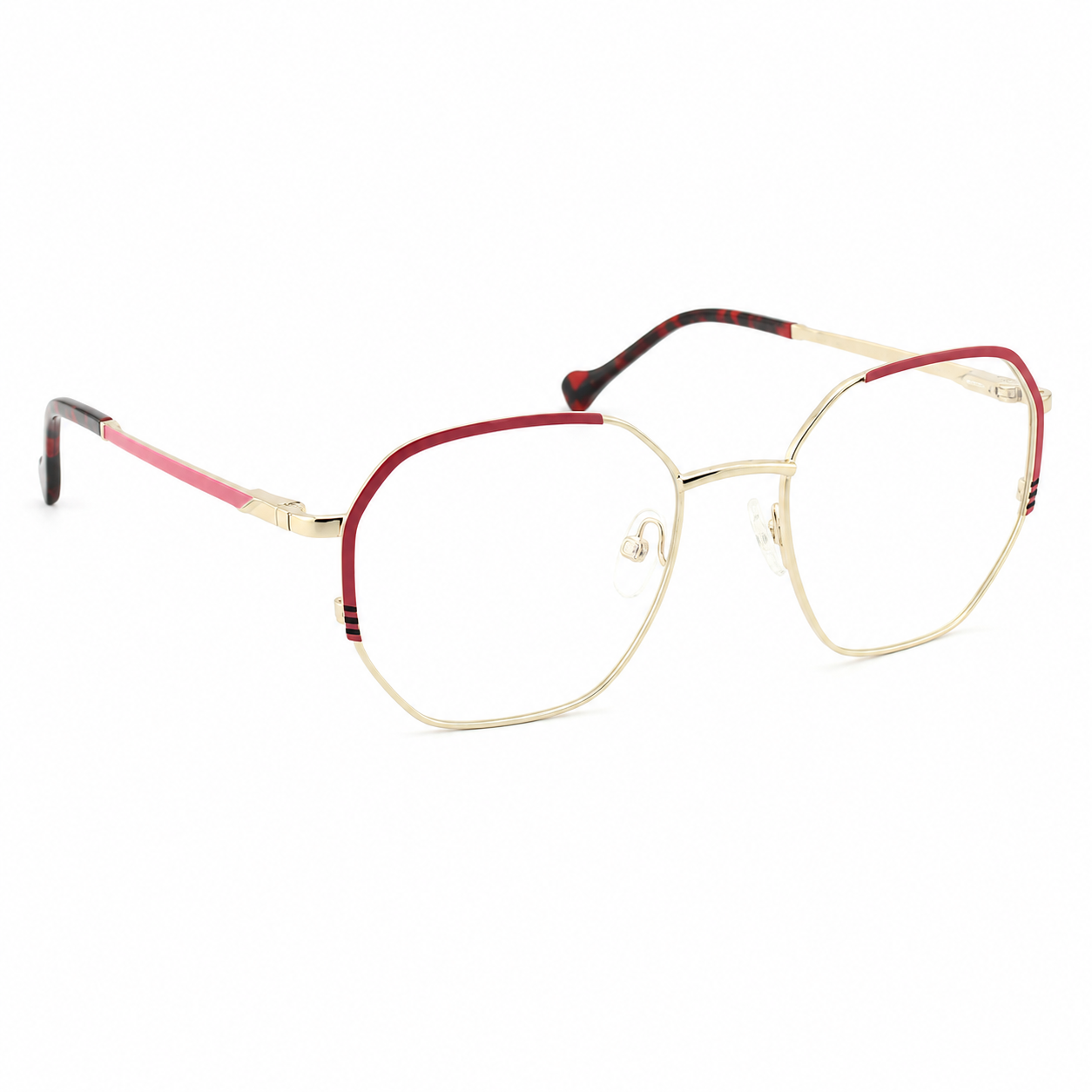 TS-13 C3 · vista 6 · Tonos cobre y vino · Thalia Sodi Eyewear