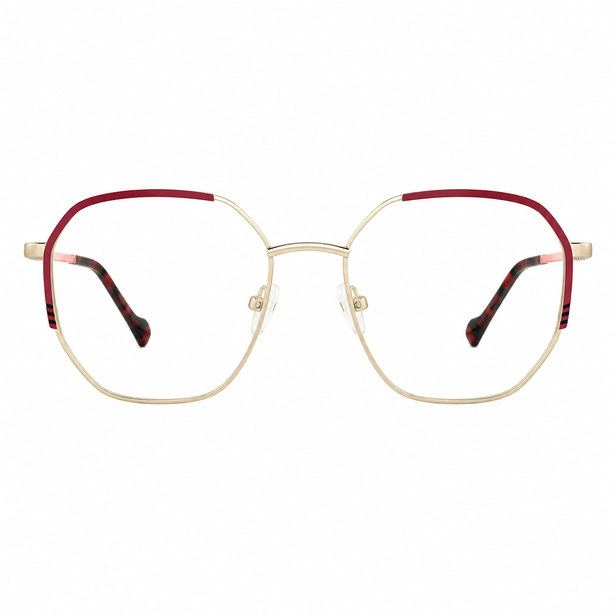 TS-13 C3 · vista frontal · Tonos cobre y vino · Thalia Sodi Eyewear