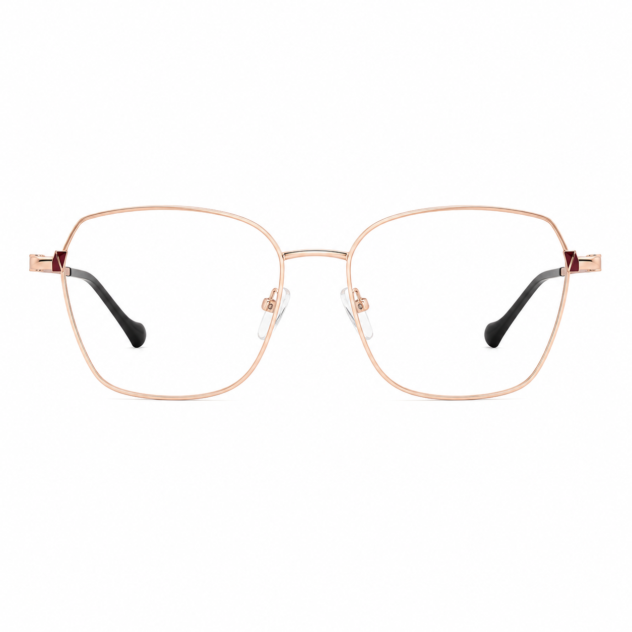TS-14 C2 · vista frontal · Tonos cobre y negro · Thalia Sodi Eyewear