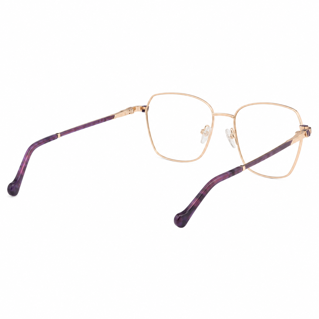 TS-14 C3 · vista 5 · Tonos cobre y vino · Thalia Sodi Eyewear