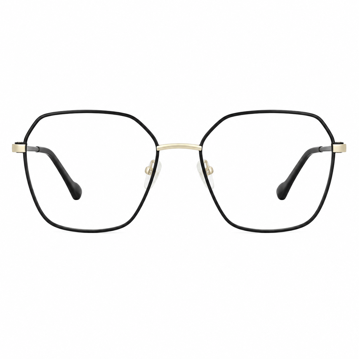 TS-15 C2 · vista frontal · Tonos negro y gris oscuro · Thalia Sodi Eyewear