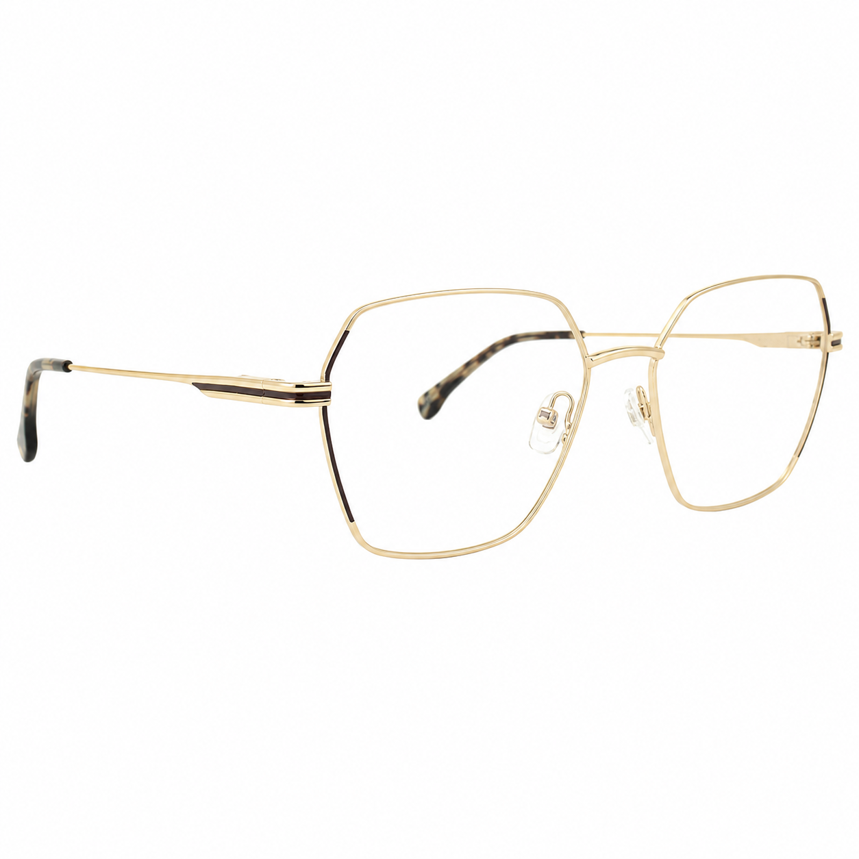 TS-16 C2 · vista 6 · Tonos cobre y negro · Thalia Sodi Eyewear