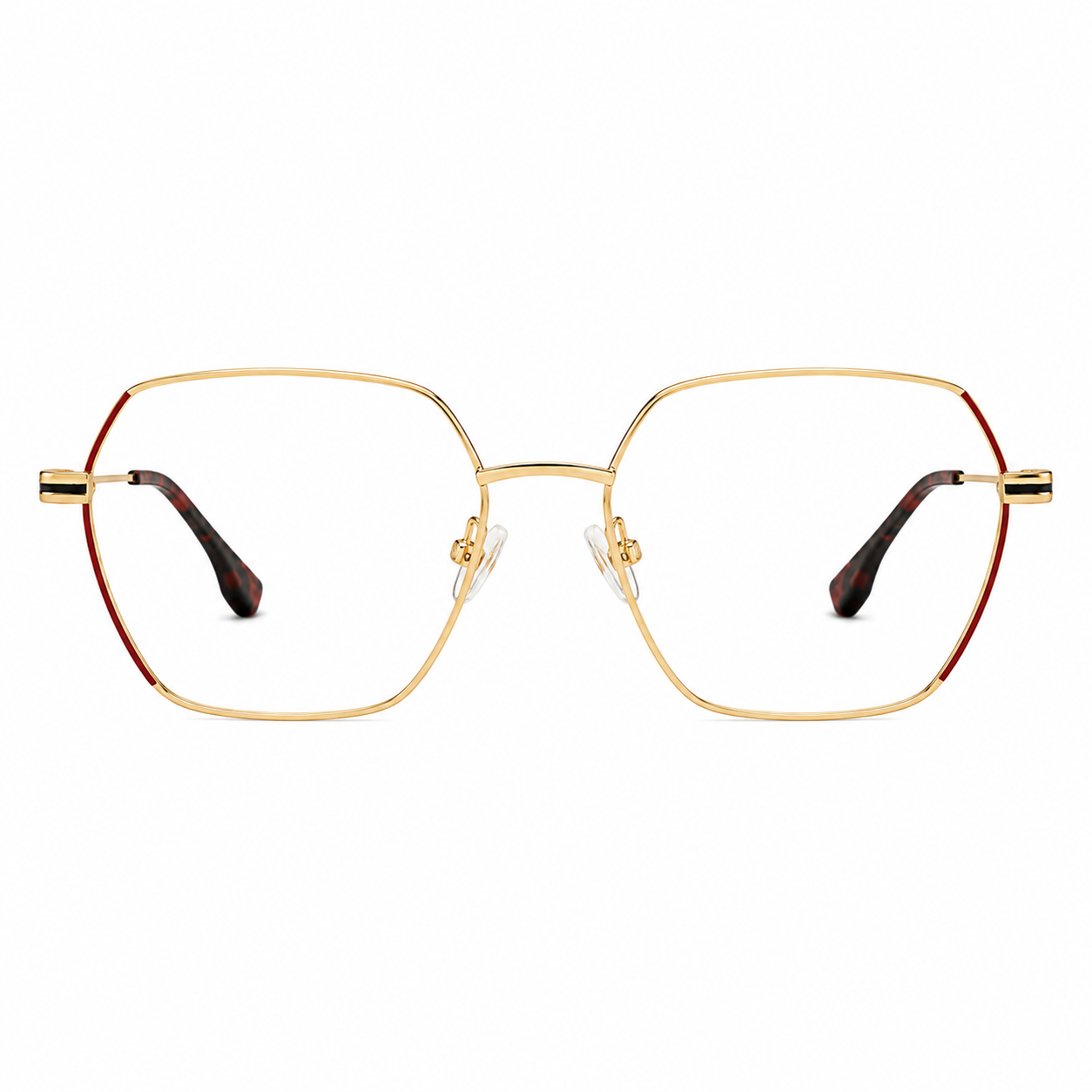 TS-16 C3 · vista frontal · Tonos beige y negro · Thalia Sodi Eyewear