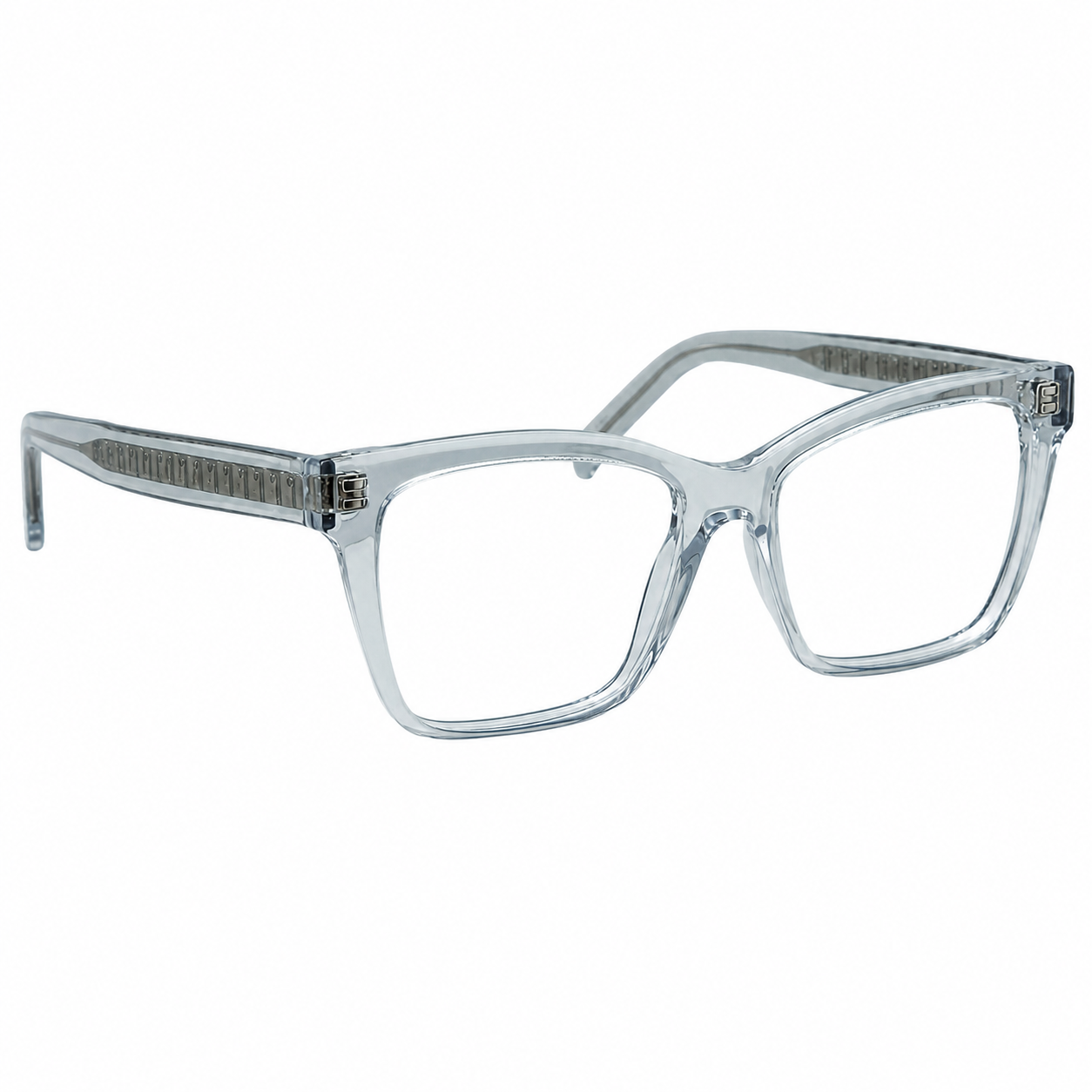 TS-19 C2 · vista 6 · Tonos gris claro y gris · Thalia Sodi Eyewear