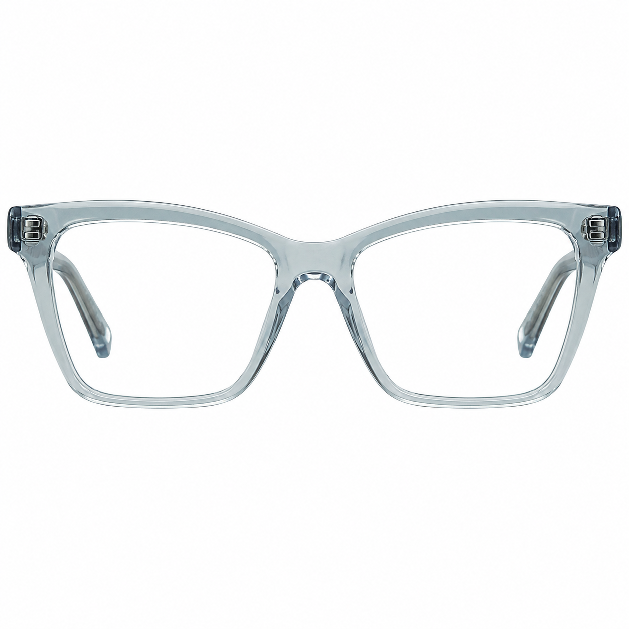 TS-19 C2 · vista frontal · Tonos gris claro y gris · Thalia Sodi Eyewear