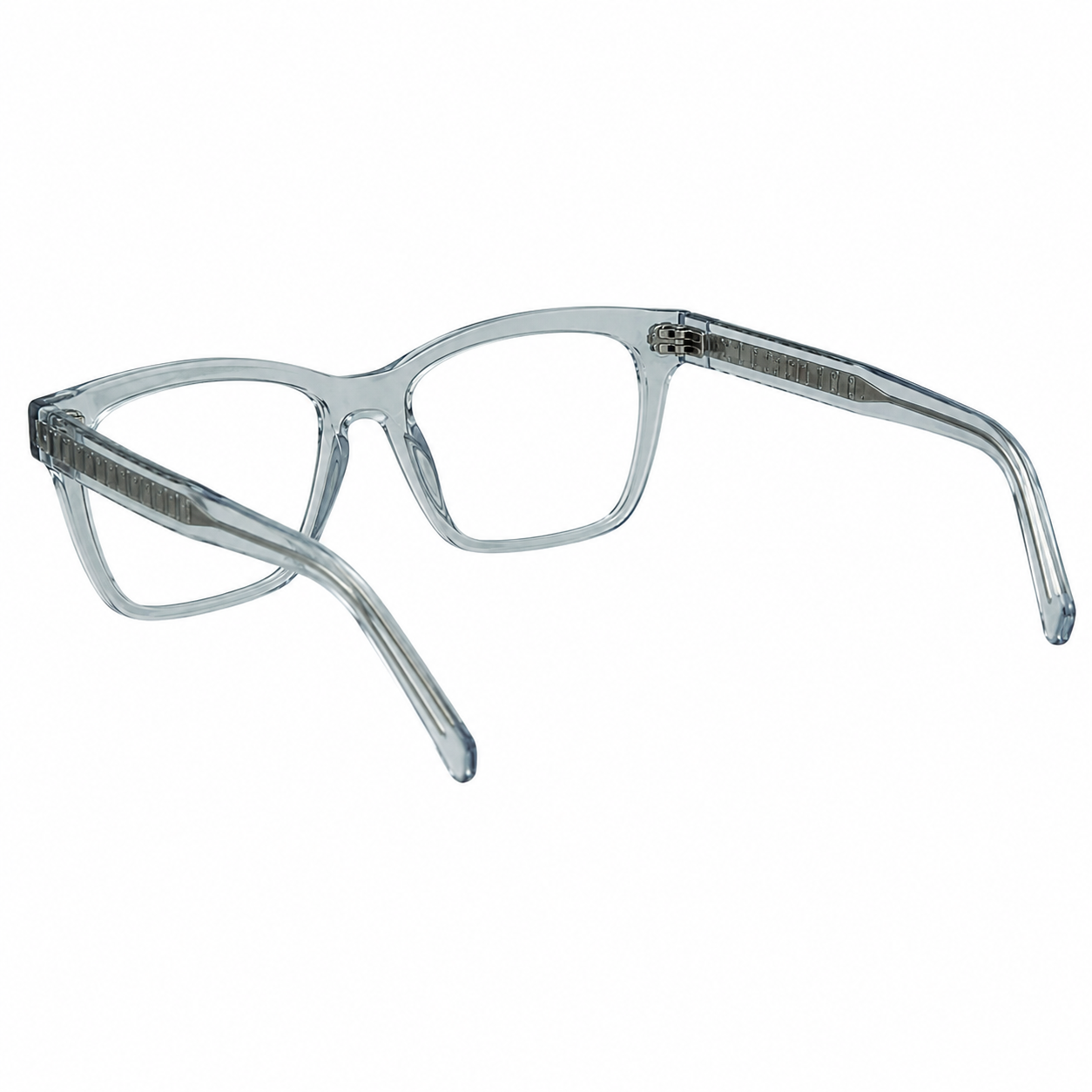 TS-19 C2 · vista diagonal izquierda · Tonos gris claro y gris · Thalia Sodi Eyewear