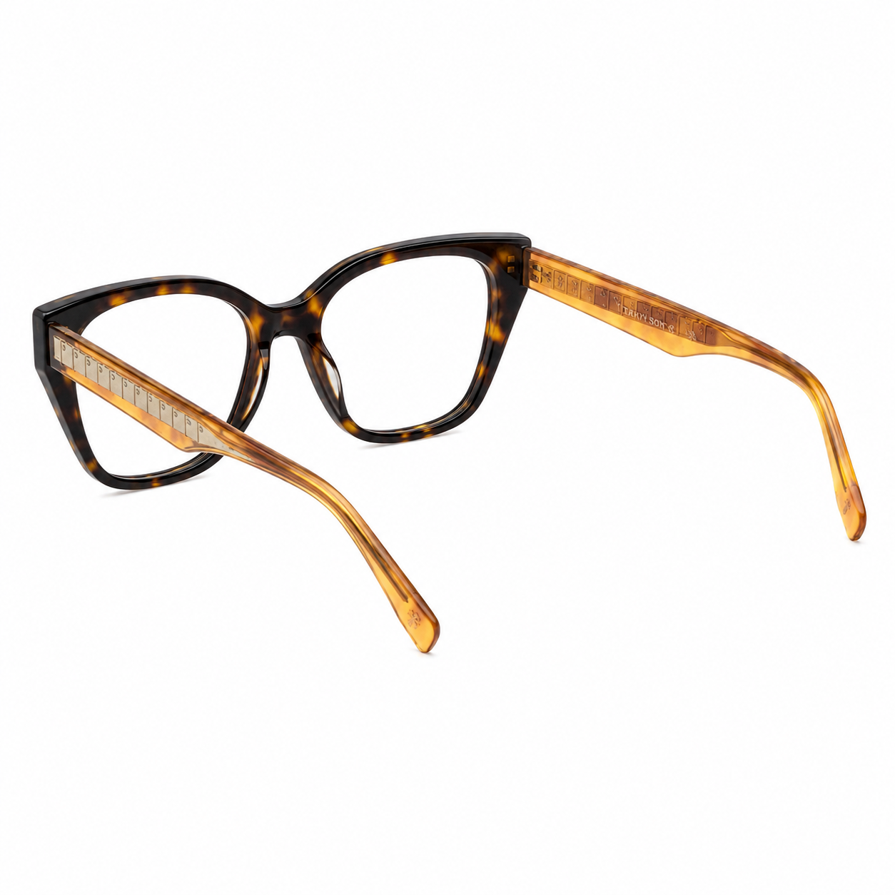 TS-20 C2 · left-angle view · Black and dark gray tones · Thalia Sodi Eyewear
