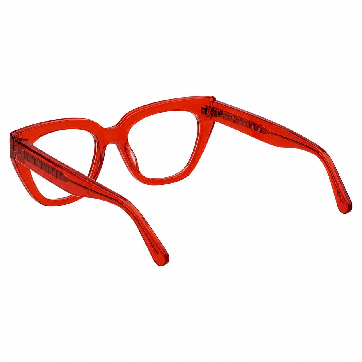 TS-21 C2 · left-angle view · Red and copper tones · Thalia Sodi Eyewear