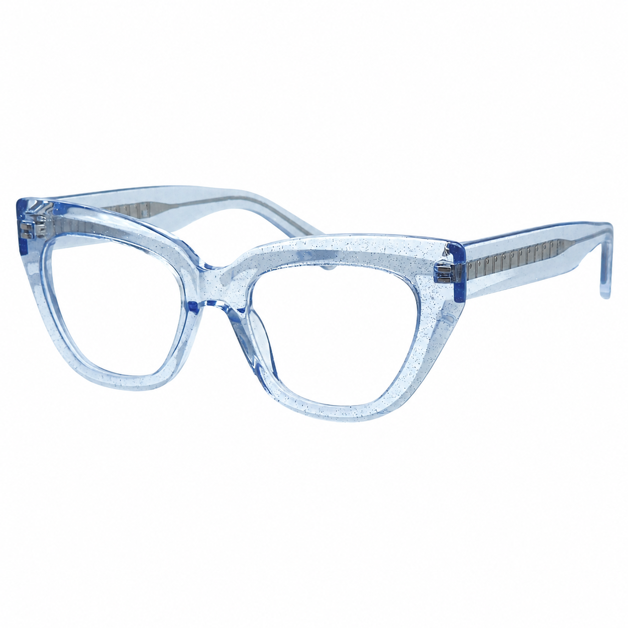 TS-21 C3 · vista diagonal derecha · Tono azul · Thalia Sodi Eyewear