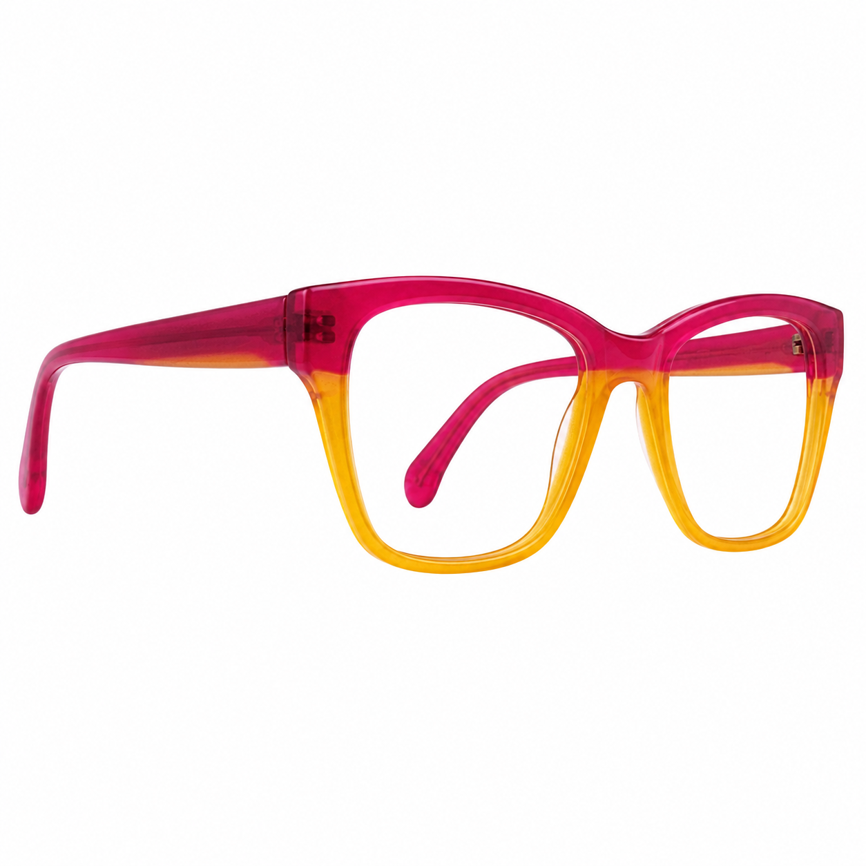 TS-22 C2 · vista 6 · Tonos rojo y dorado · Thalia Sodi Eyewear