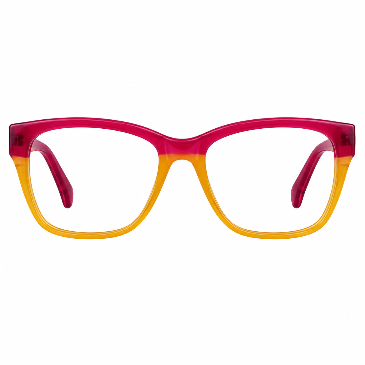 TS-22 C2 · vista frontal · Tonos rojo y dorado · Thalia Sodi Eyewear