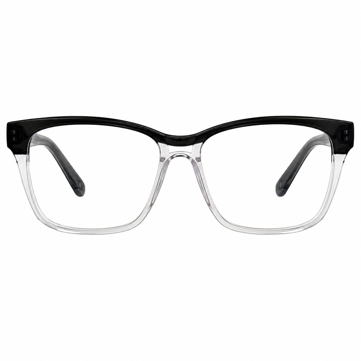 TS-22 C3 · vista frontal · Tonos negro y gris oscuro · Thalia Sodi Eyewear