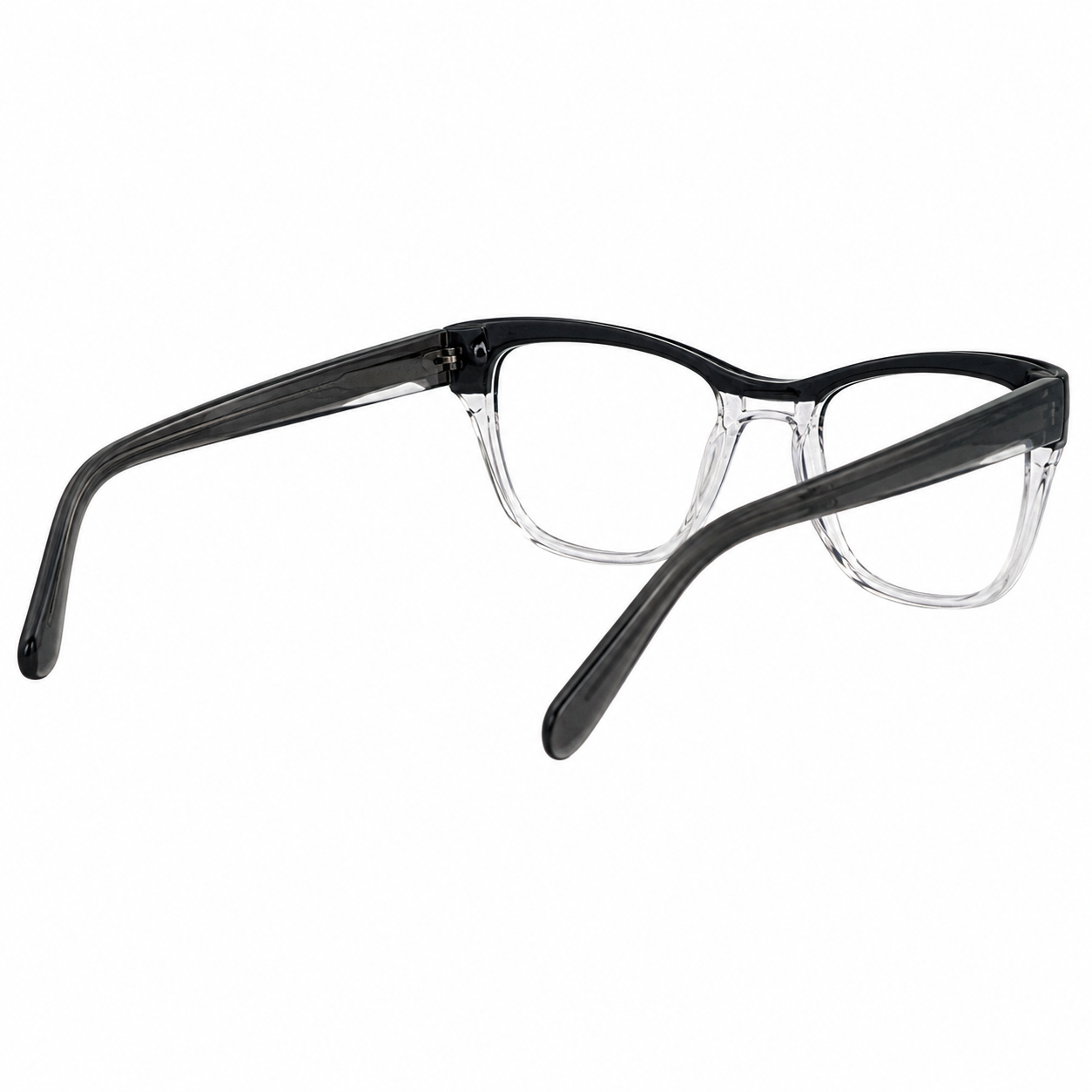 TS-22 C3 · vista 5 · Tonos negro y gris oscuro · Thalia Sodi Eyewear