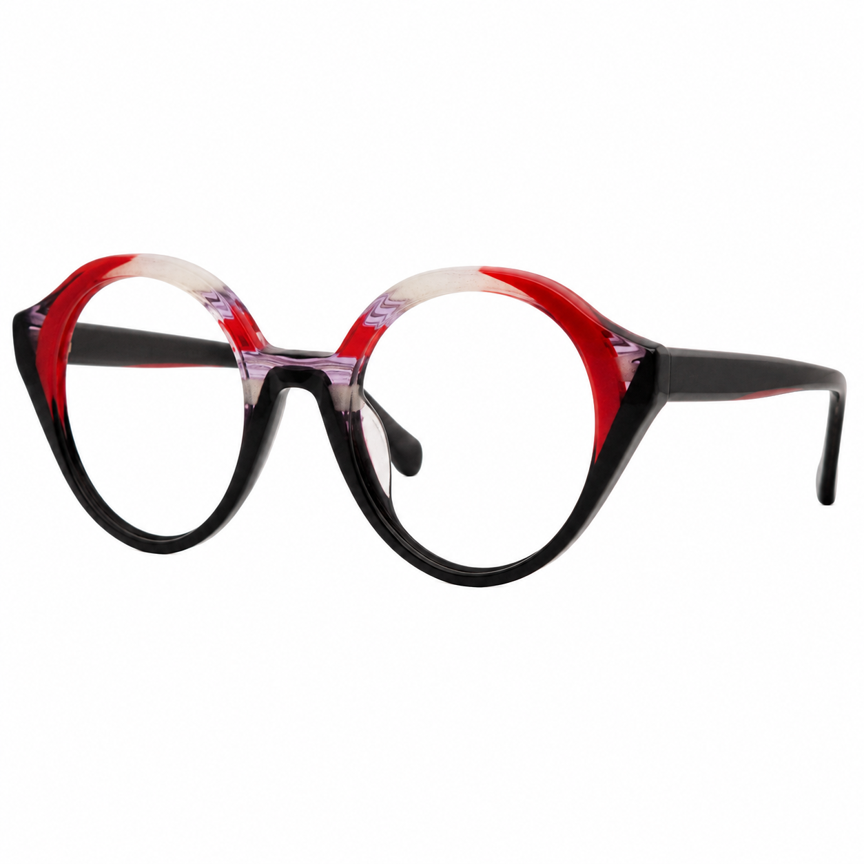 TS-25 C2 · right-angle view · Black and burgundy tones · Thalia Sodi Eyewear