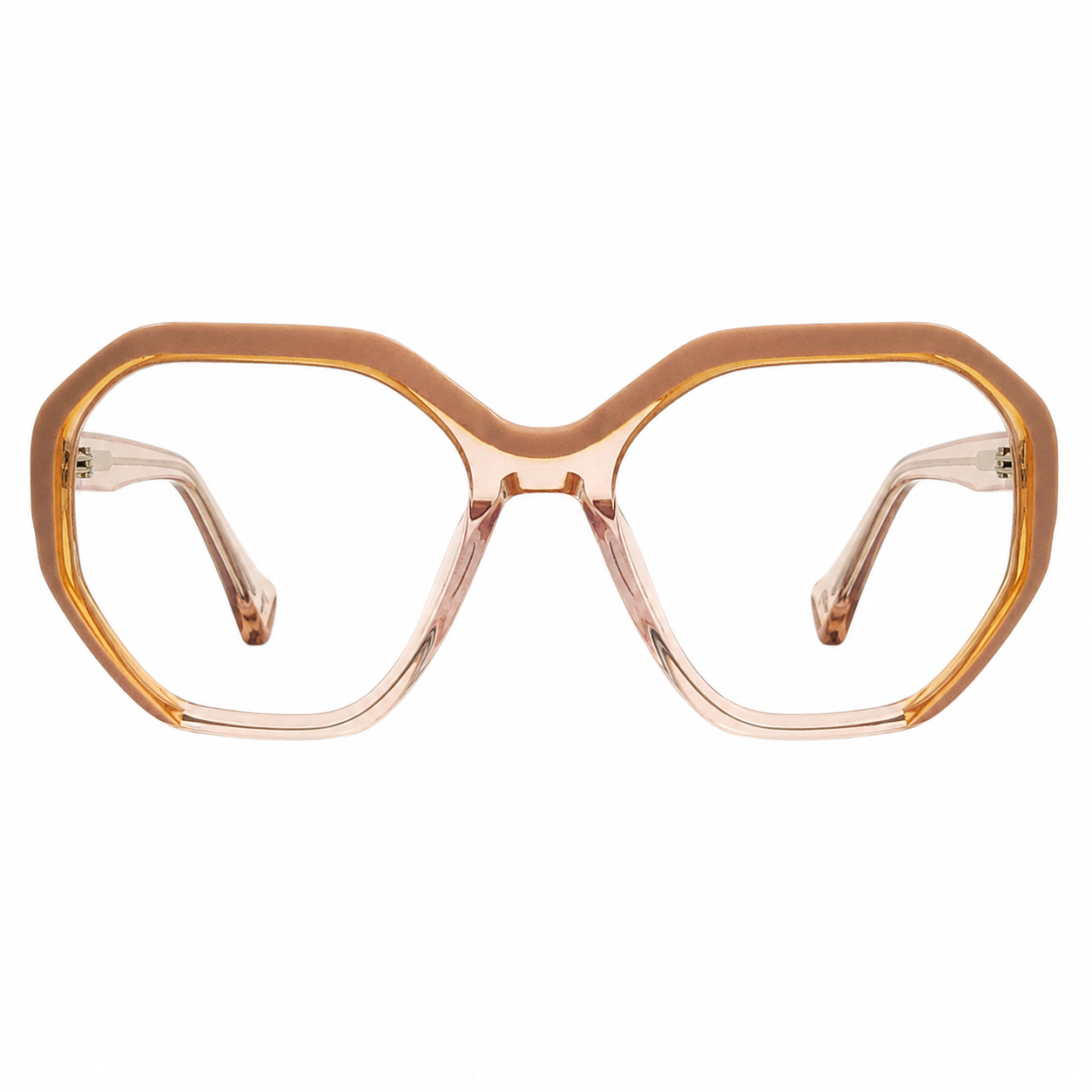 TS-26 C2 · vista frontal · Tonos cobre y rojo · Thalia Sodi Eyewear