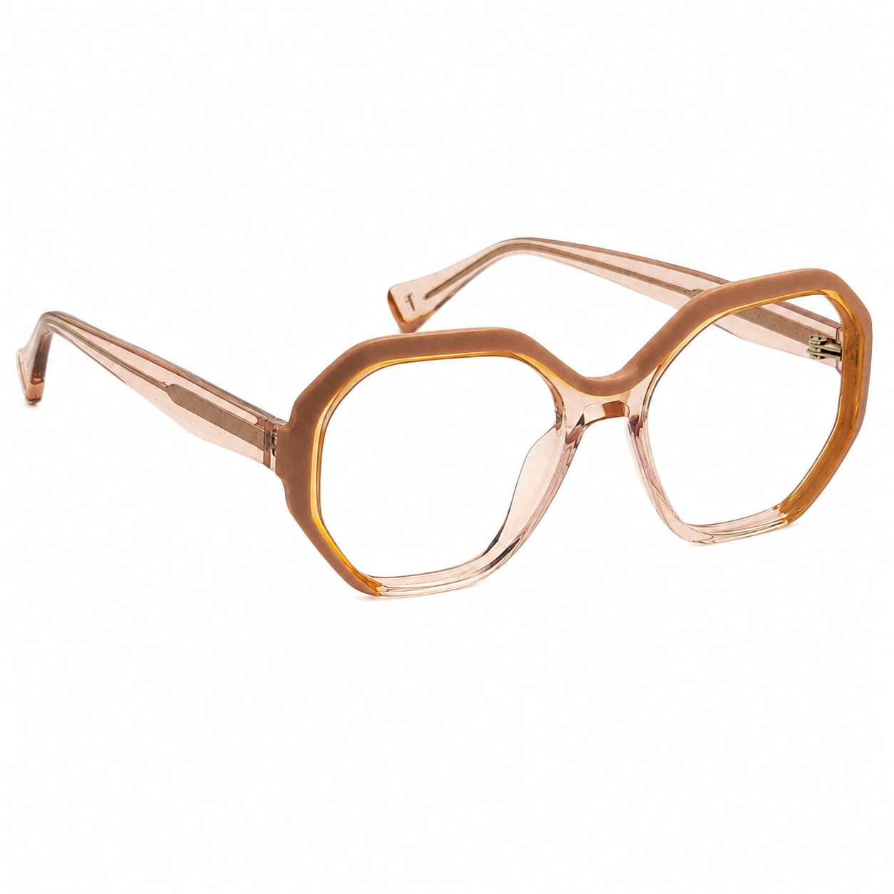 TS-26 C2 · vista 6 · Tonos cobre y rojo · Thalia Sodi Eyewear