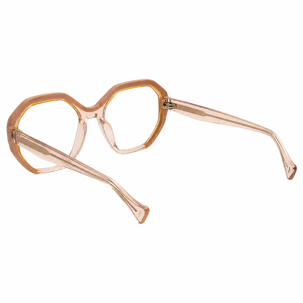 TS-26 C2 · vista diagonal izquierda · Tonos cobre y rojo · Thalia Sodi Eyewear