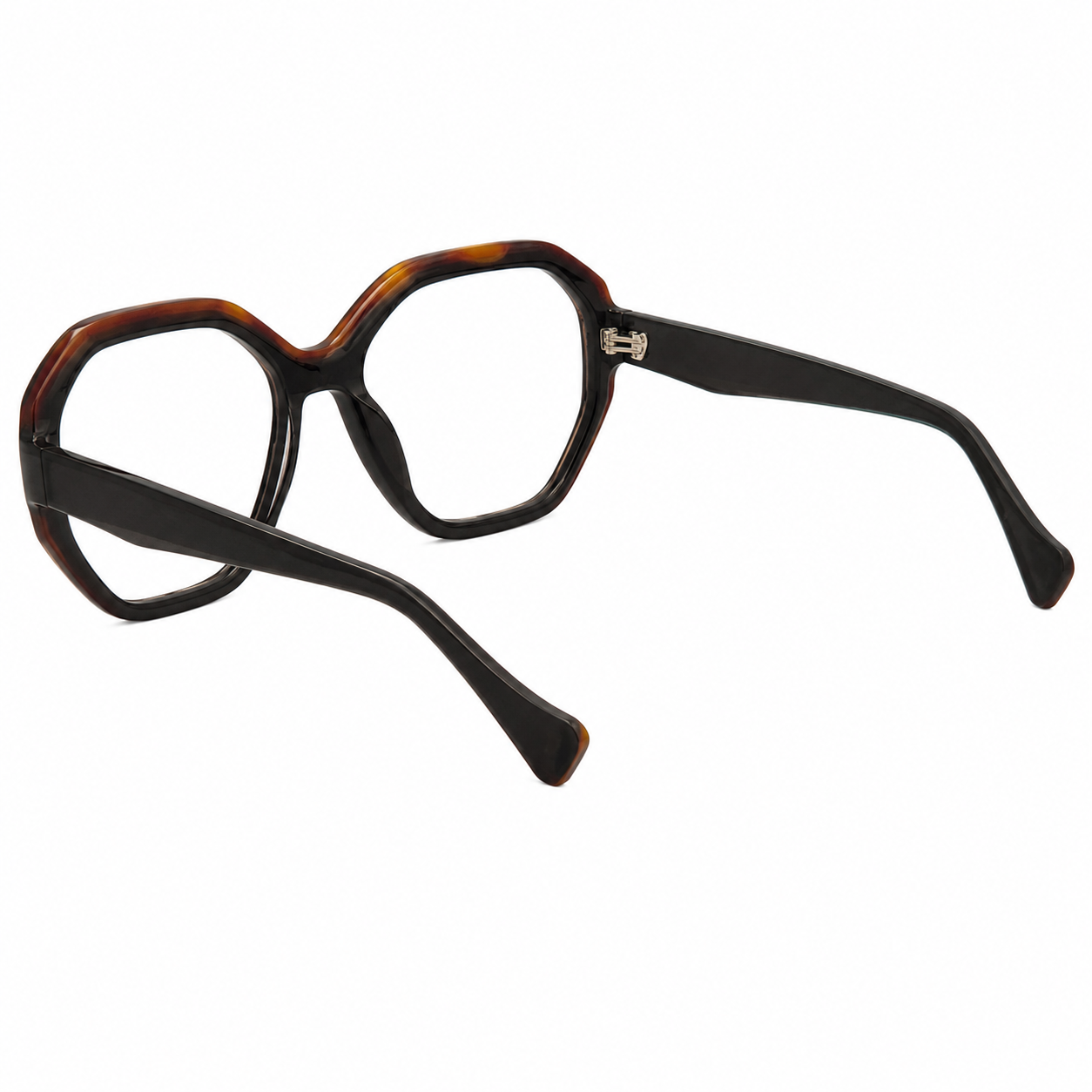 TS-26 C3 · vista diagonal izquierda · Tonos negro y gris oscuro · Thalia Sodi Eyewear