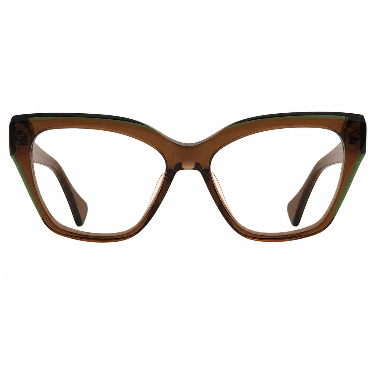 TS-27 C2 · vista frontal · Tonos cafe y vino · Thalia Sodi Eyewear