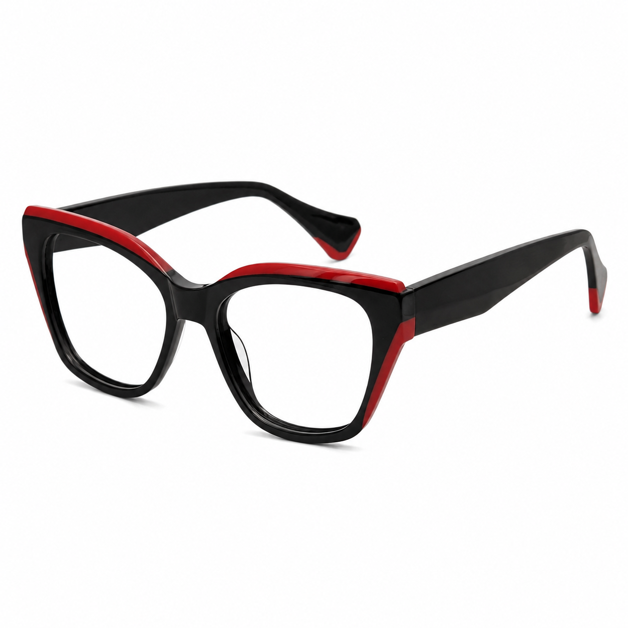 TS-27 C3 · vista diagonal derecha · Tonos negro y gris · Thalia Sodi Eyewear