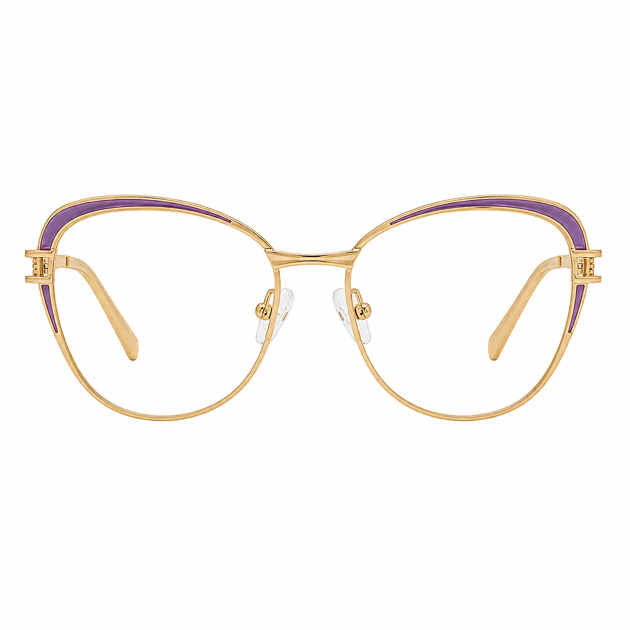 TS-28 C2 · vista frontal · Tonos beige y vino · Thalia Sodi Eyewear