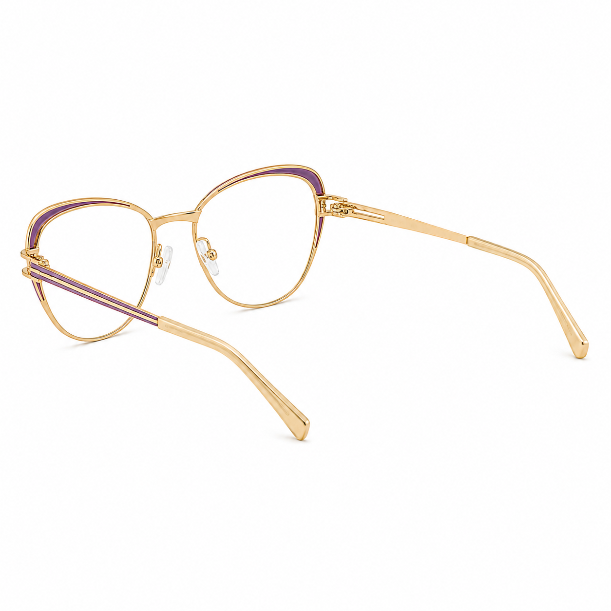 TS-28 C2 · vista diagonal izquierda · Tonos beige y vino · Thalia Sodi Eyewear