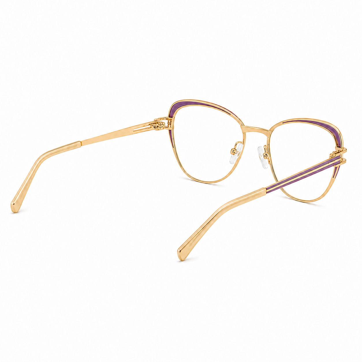 TS-28 C2 · vista 5 · Tonos beige y vino · Thalia Sodi Eyewear