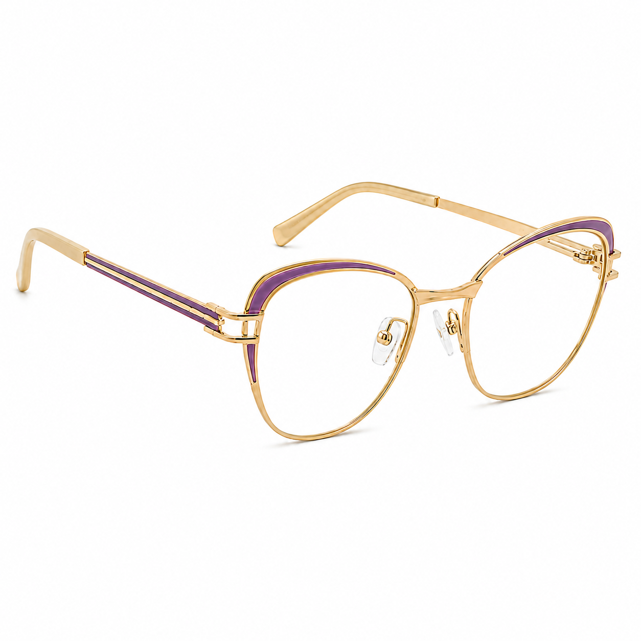 TS-28 C2 · vista 6 · Tonos beige y vino · Thalia Sodi Eyewear