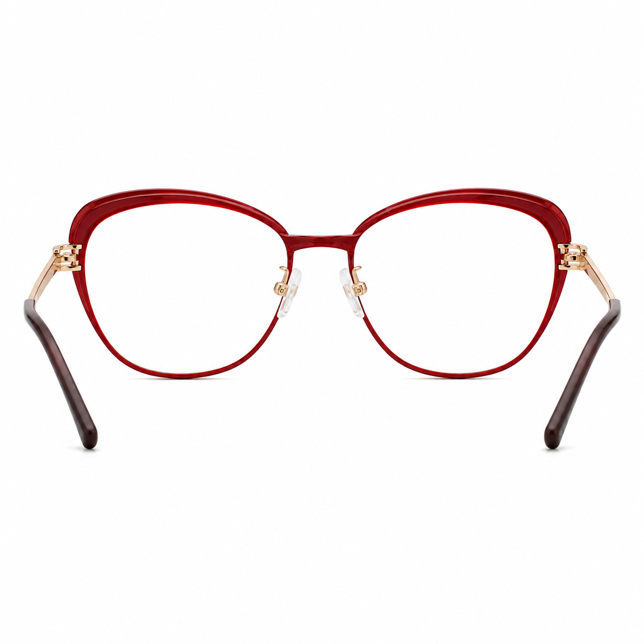 TS-28 C3 · vista 4 · Tonos rojo y vino · Thalia Sodi Eyewear