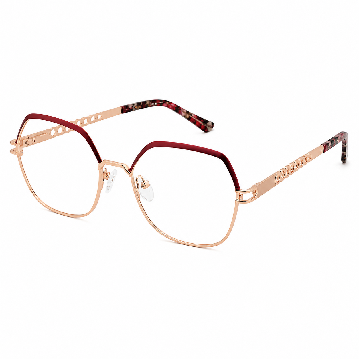 TS-29 C3 · right-angle view · Burgundy and copper tones · Thalia Sodi Eyewear