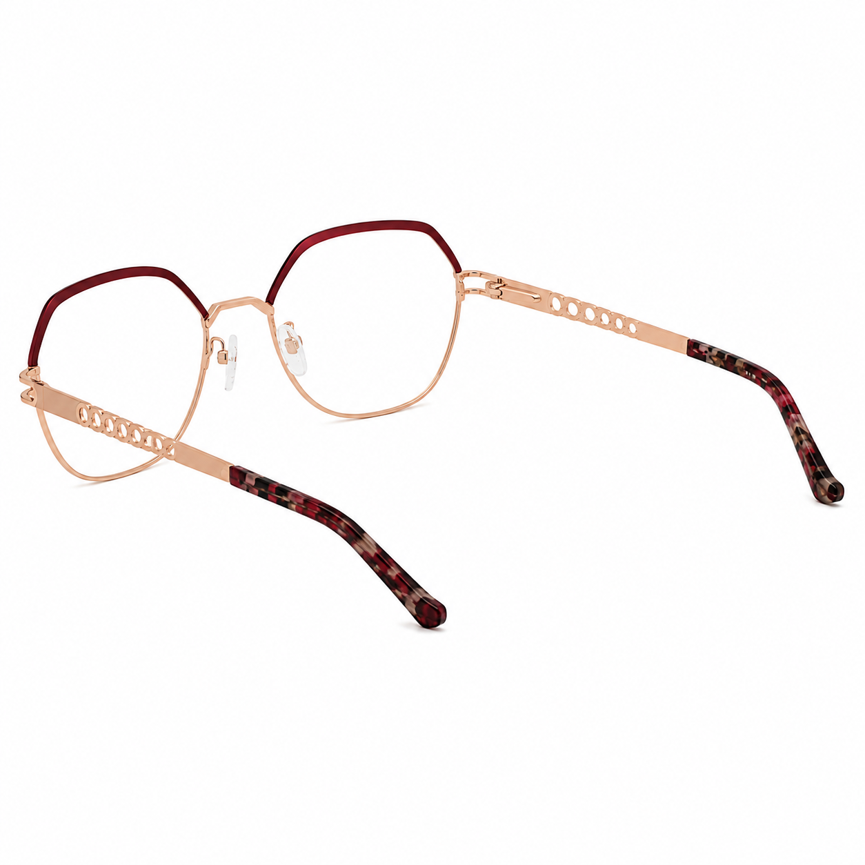 TS-29 C3 · left-angle view · Burgundy and copper tones · Thalia Sodi Eyewear