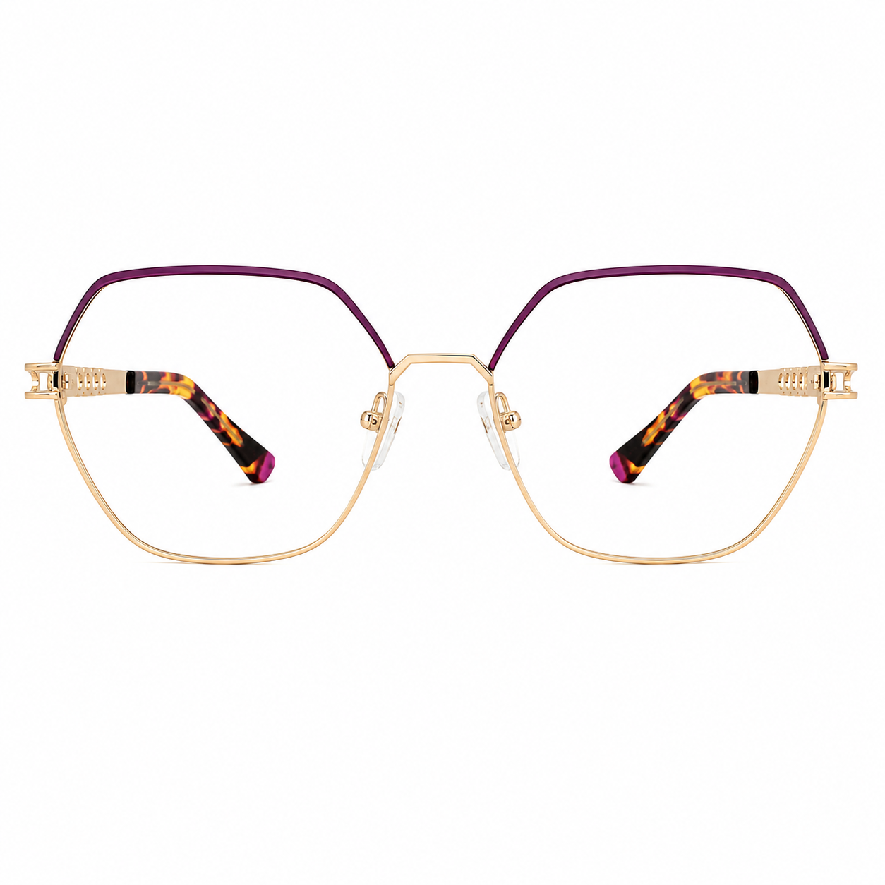 TS-29 C2 · vista frontal · Tonos cobre y rojo · Thalia Sodi Eyewear