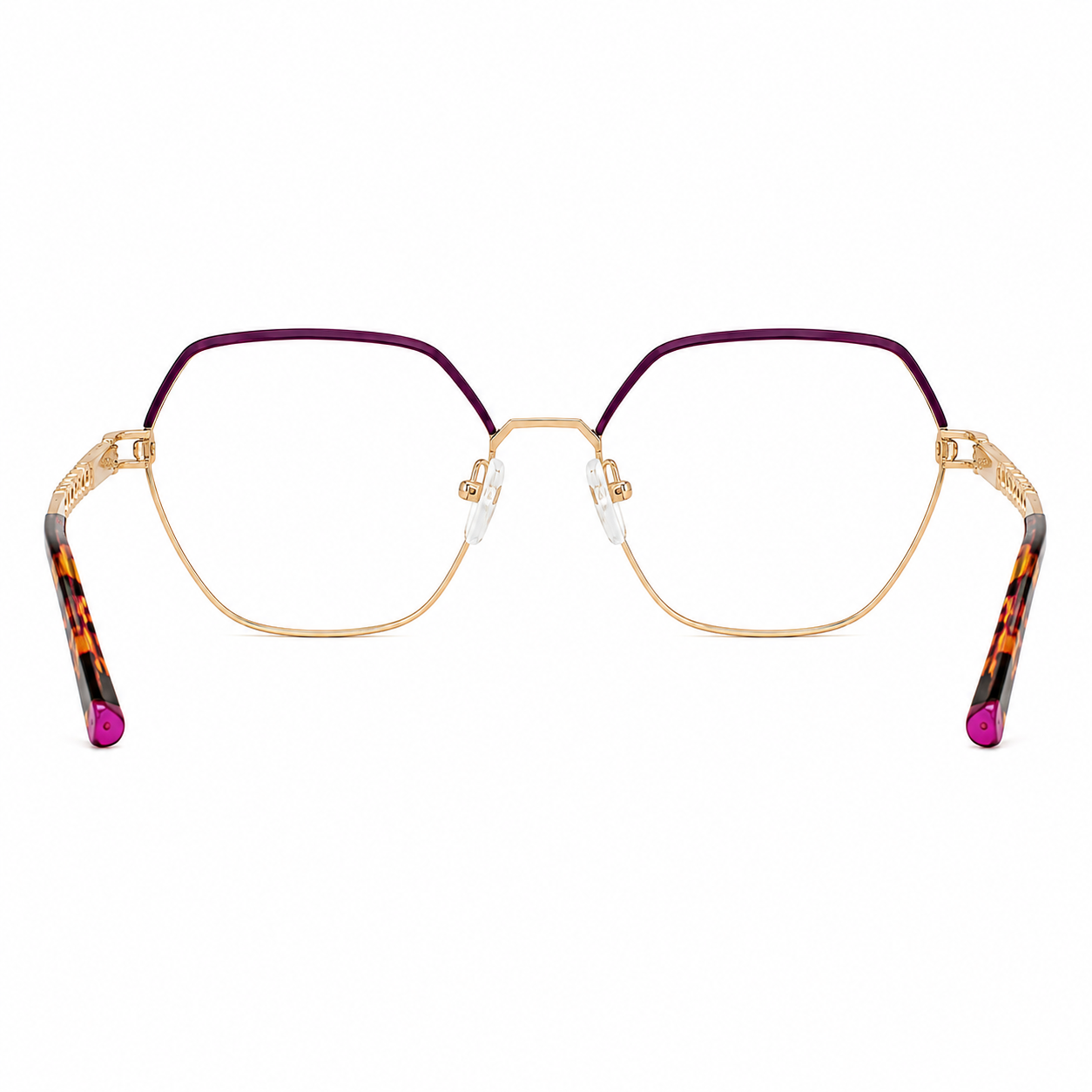 TS-29 C2 · vista 4 · Tonos cobre y rojo · Thalia Sodi Eyewear