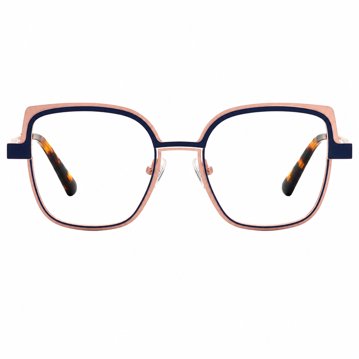 TS-37 C3 · vista frontal · Tonos azul y rojo · Thalia Sodi Eyewear