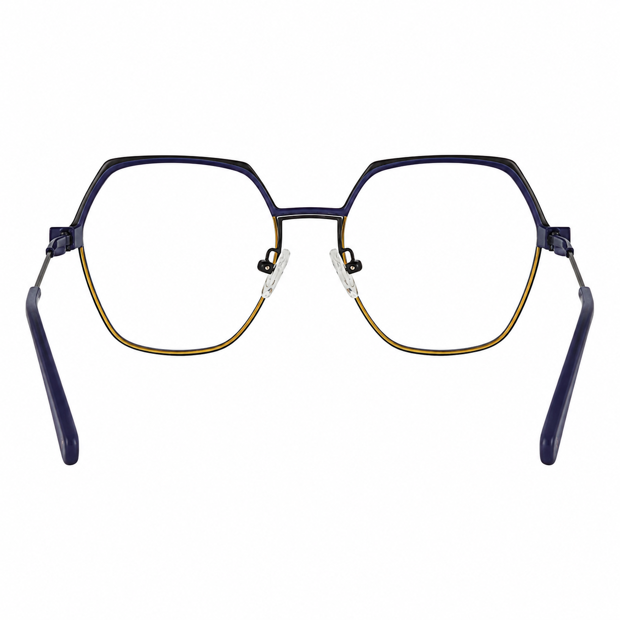 TS-38 C2 · vista 4 · Tonos azul y dorado · Thalia Sodi Eyewear