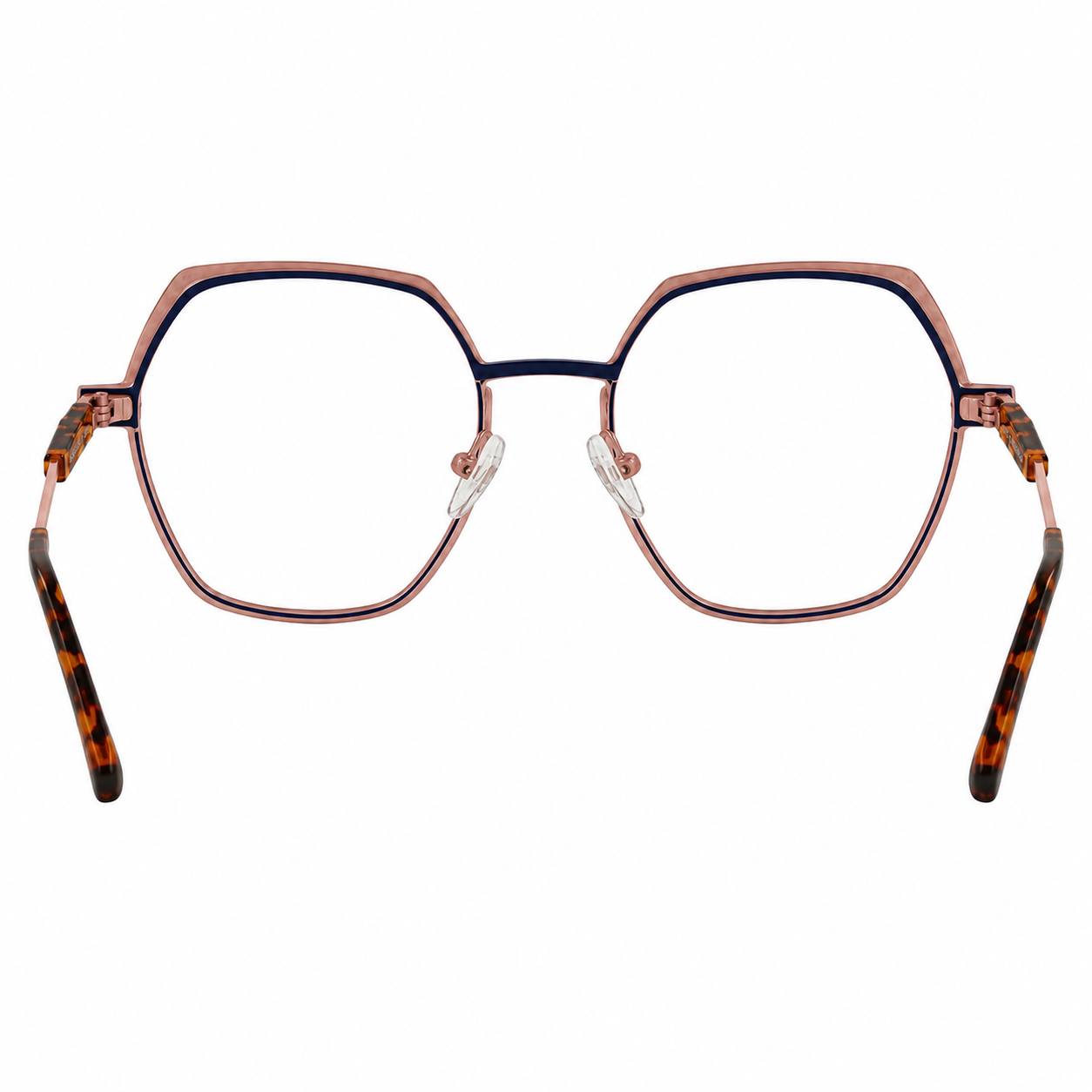 TS-38 C3 · vista 4 · Tonos azul y rojo · Thalia Sodi Eyewear