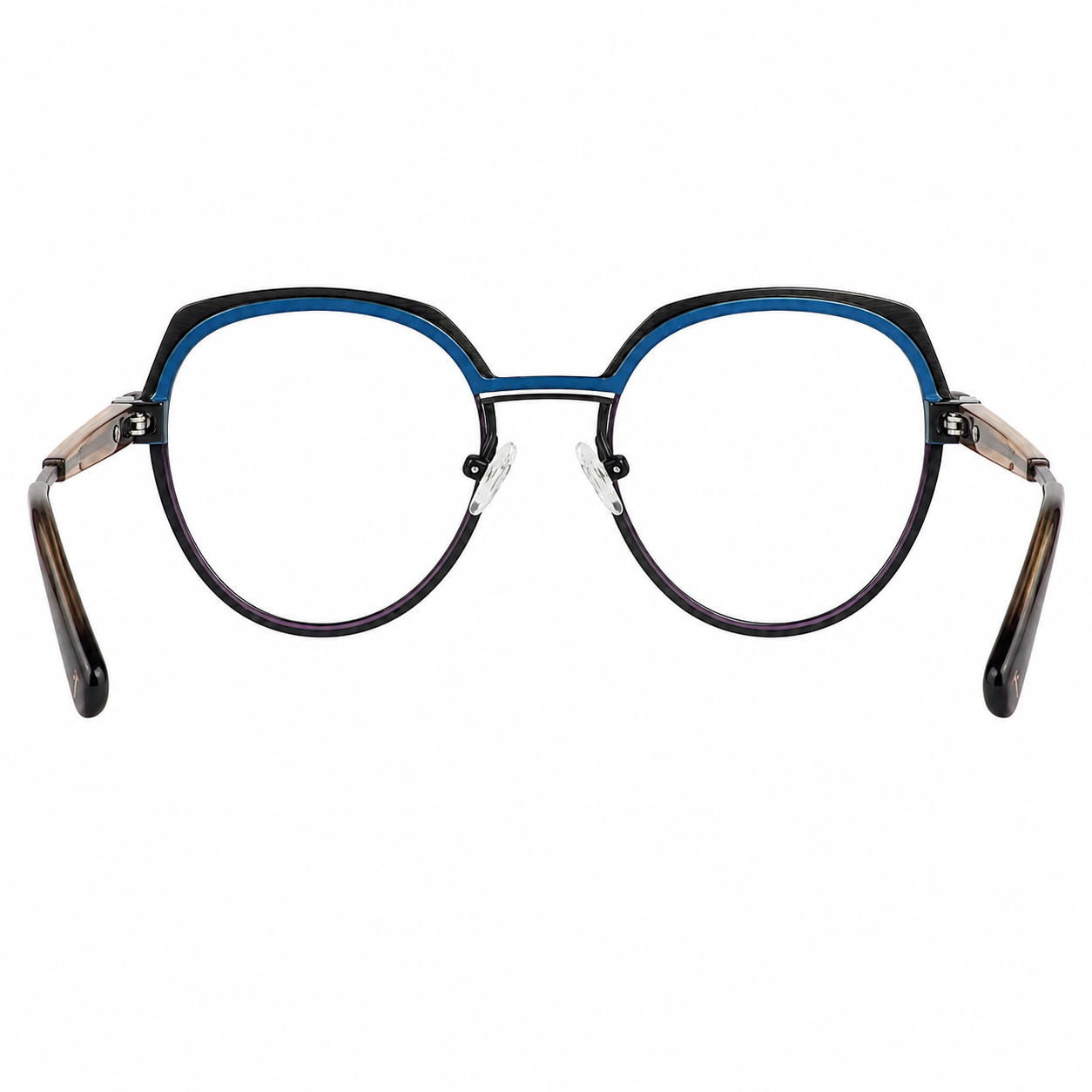 TS-39 C2 · vista 4 · Tonos gris oscuro y vino · Thalia Sodi Eyewear