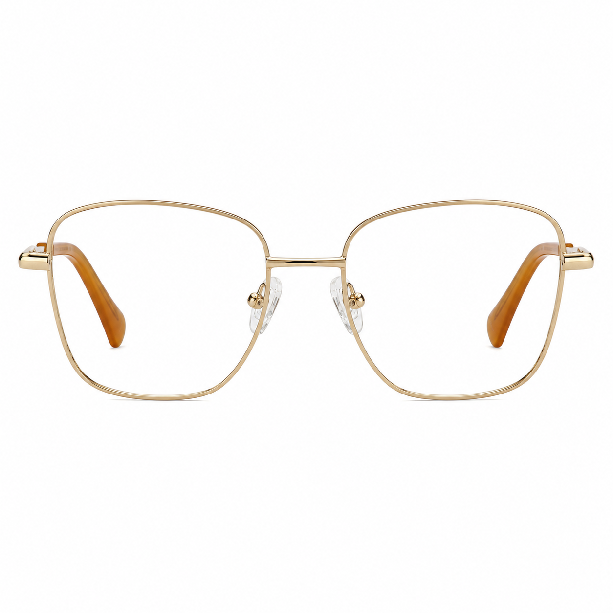 TS-41 C3 · vista frontal · Tonos cobre y amarillo · Thalia Sodi Eyewear