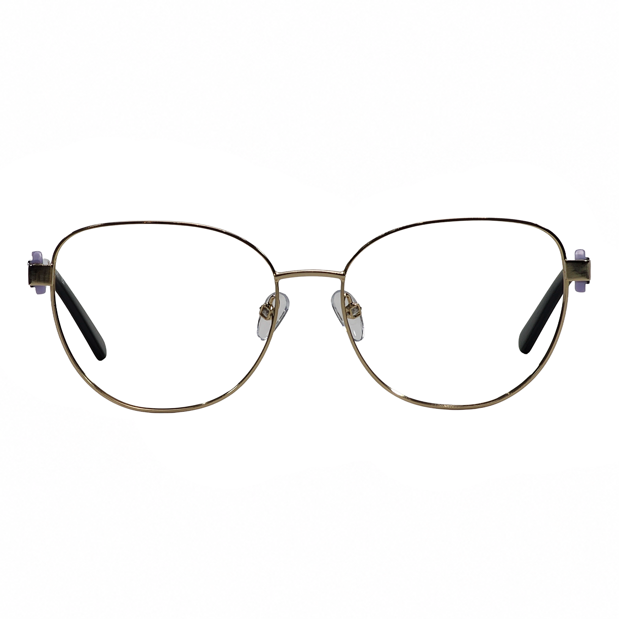 TS-35 C2 · vista frontal · Dorado / Negro / Lila · Thalia Sodi Eyewear