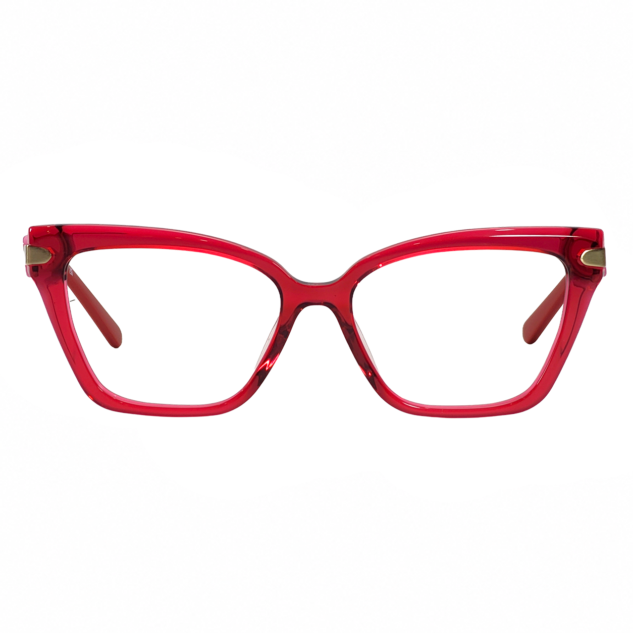 TS-36 C3 · vista frontal · Transparente / Plateado · Thalia Sodi Eyewear