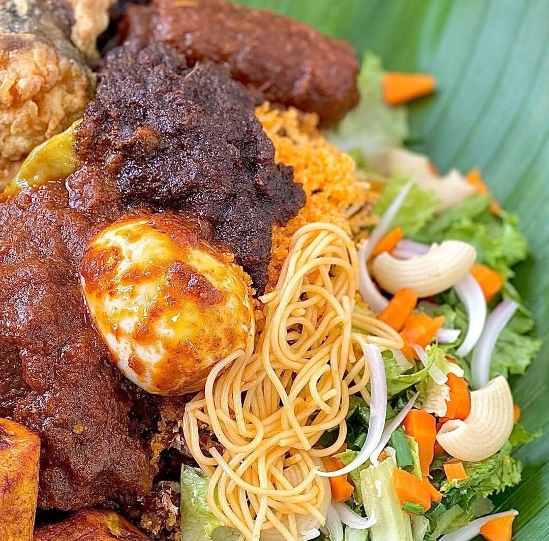 Egg and Noodle Salad – Ghanaian Cuisine