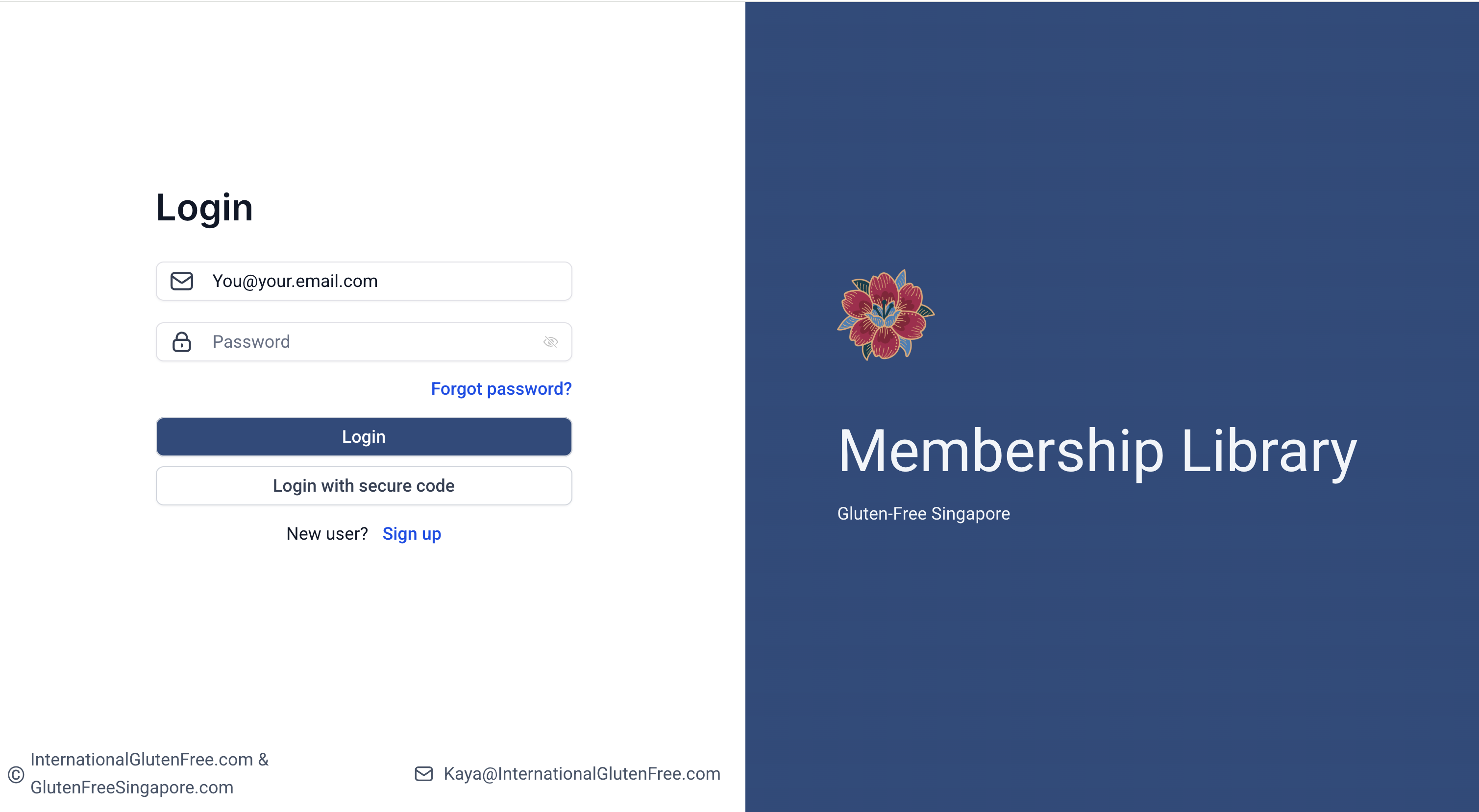 login to membership library screen login to membership library screen