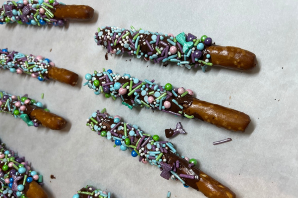 chocolate pretzels mermaid chocolate pretzels mermaid