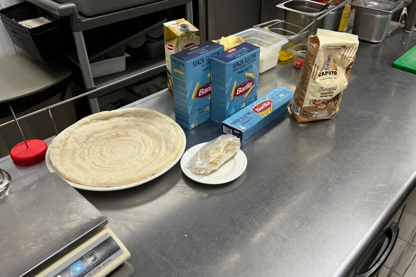 gluten-free pizza and pasta options