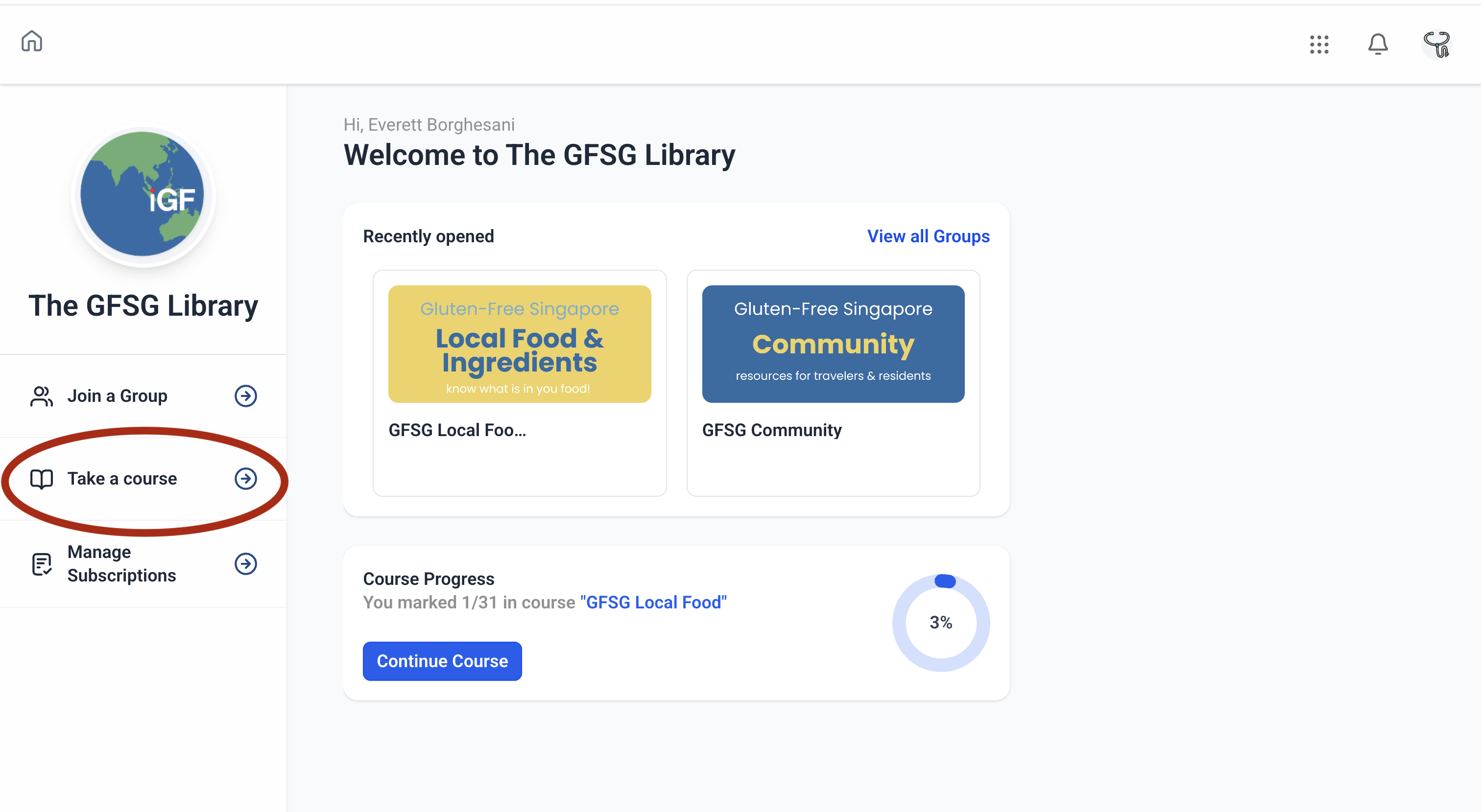 library home page library home page