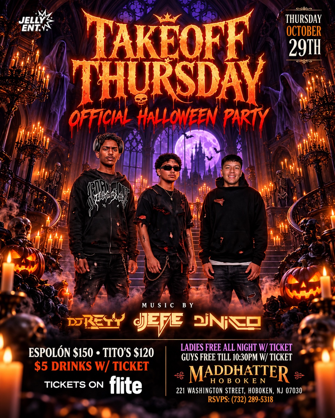 Halloweekend Warm-Up / Thursday Night Terror — Madd Hatter Hoboken Halloween 2026