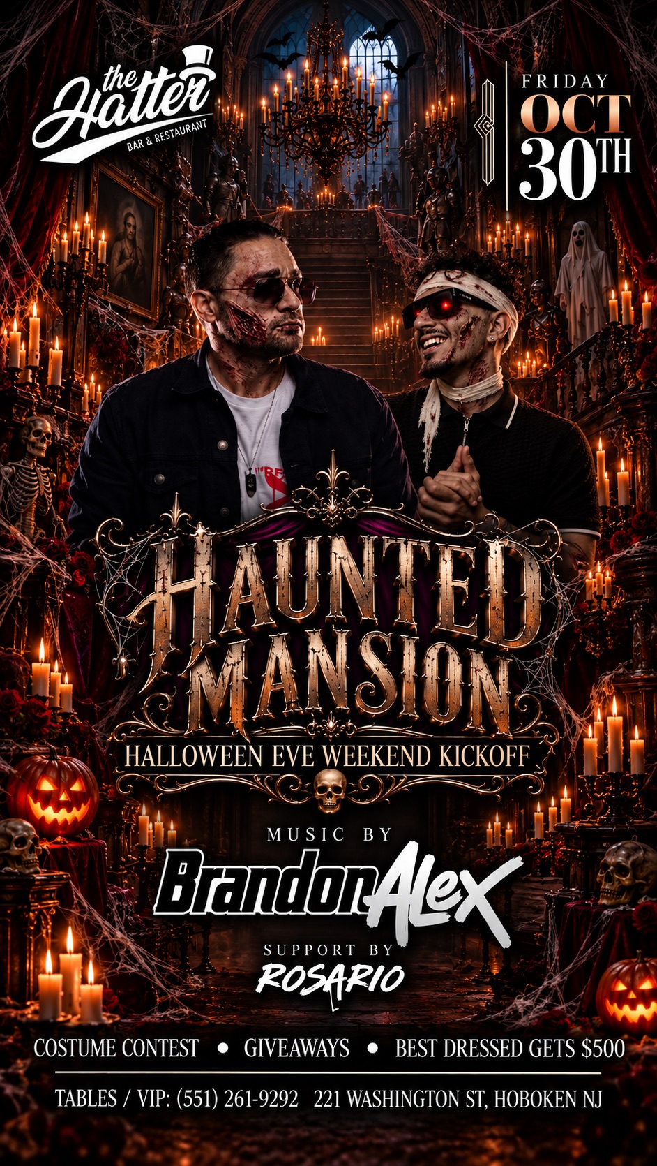 Halloween Eve / Haunted Mansion — Madd Hatter Hoboken Halloween 2026