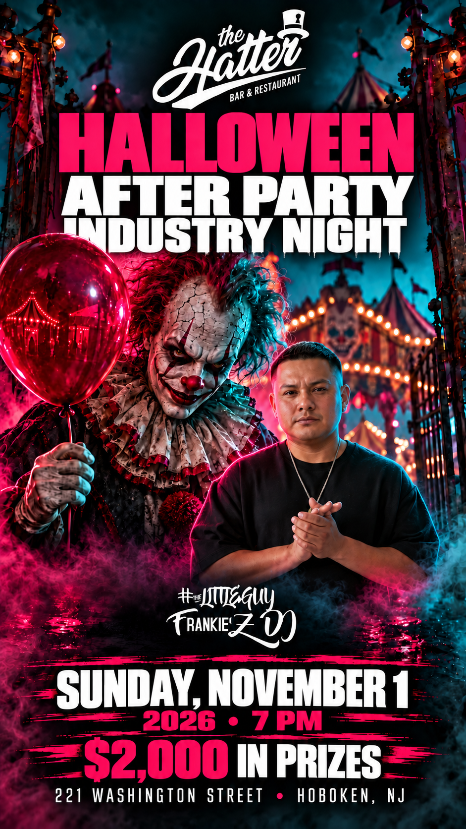 The Hatter's Haunted Industry Night — Madd Hatter Hoboken Halloween 2026
